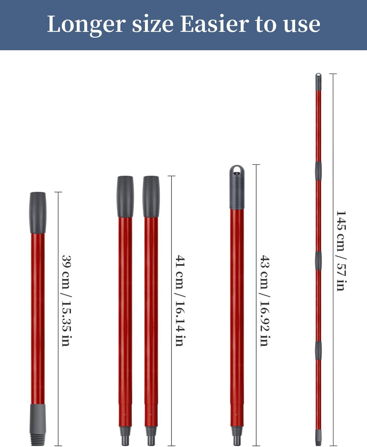 Thumbnail 3 de Vileda EasyWring Replacement Mop Handle 32–58in