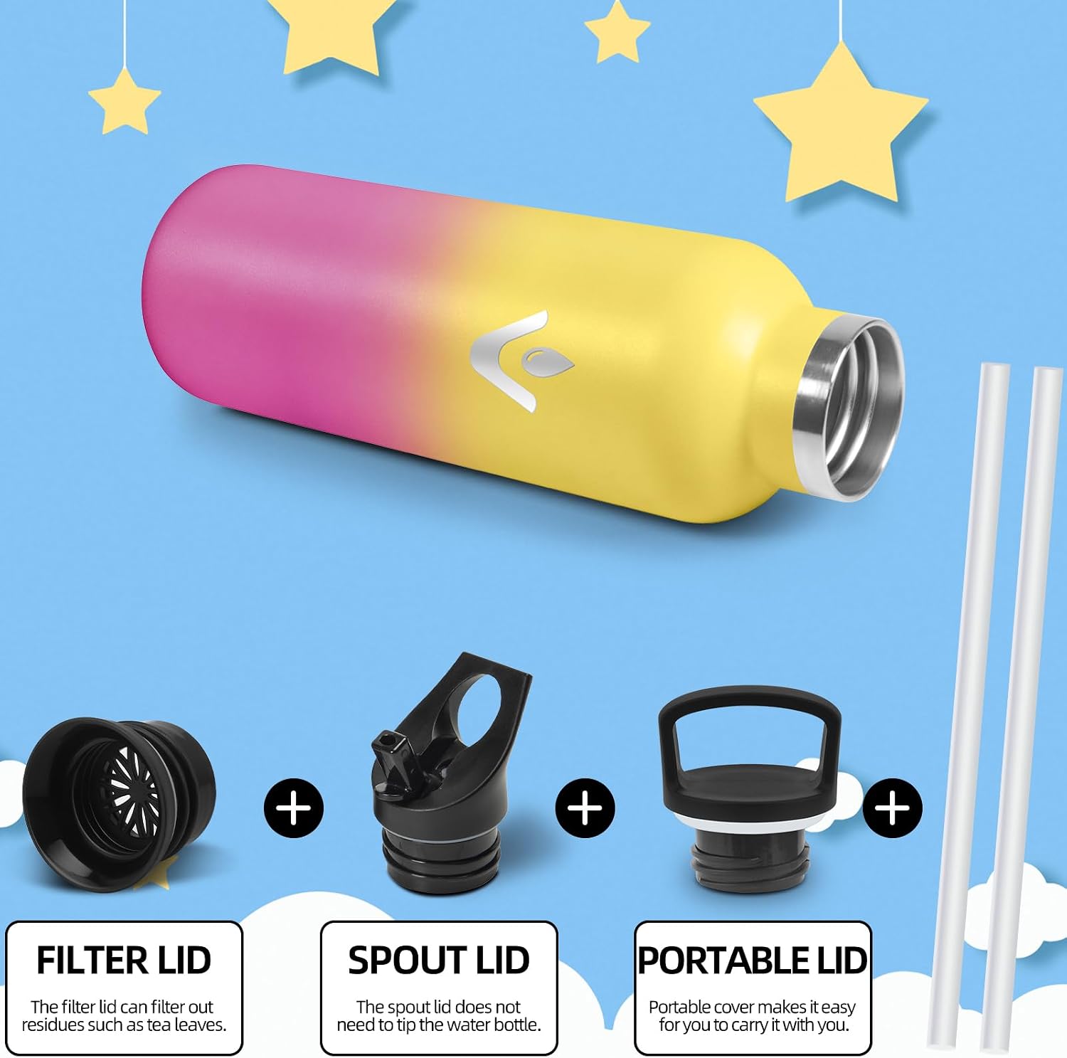 Detalle 1 de Motswedi Gourde Isotherme Enfant 500 ml đźš°