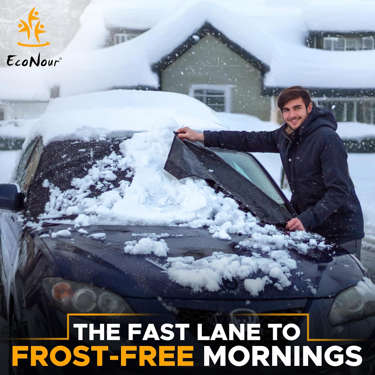 Thumbnail 1 de EcoNour Windshield Cover 69x42 Inch