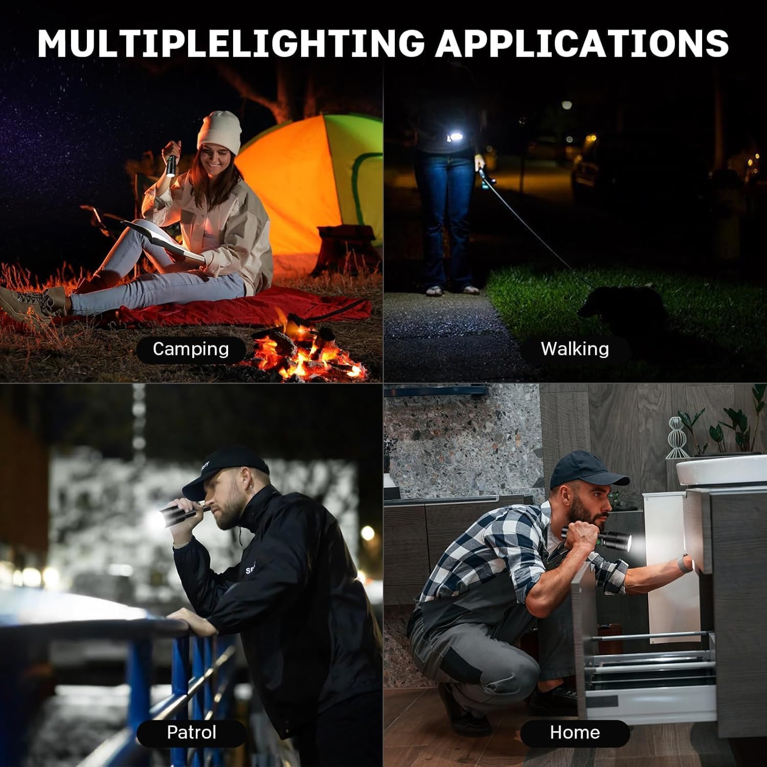 Thumbnail 6 de Kmivo Rechargeable Flashlight 2-Pack