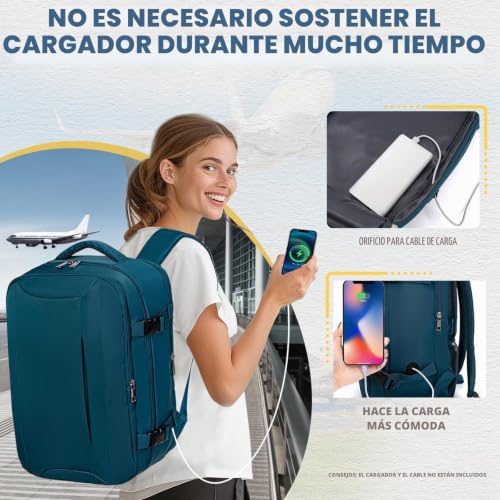 Detalle 2 de VMIKIV Mochila de Cabina 40x30x20 cm (24 L) para Ryanair