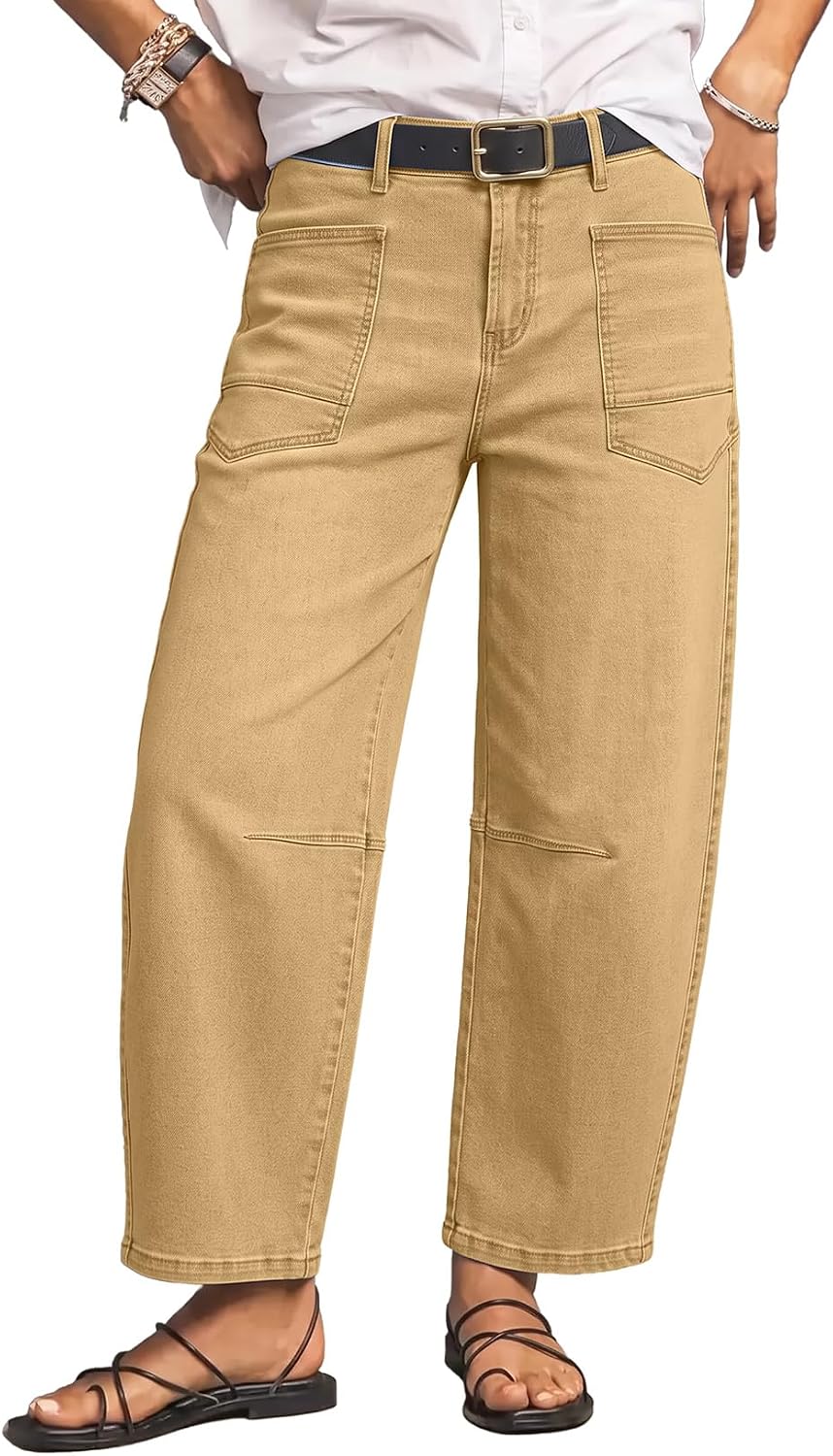 Thumbnail 6 de Dokotoo Women's Barrel-Leg Jeans in Stretch Denim