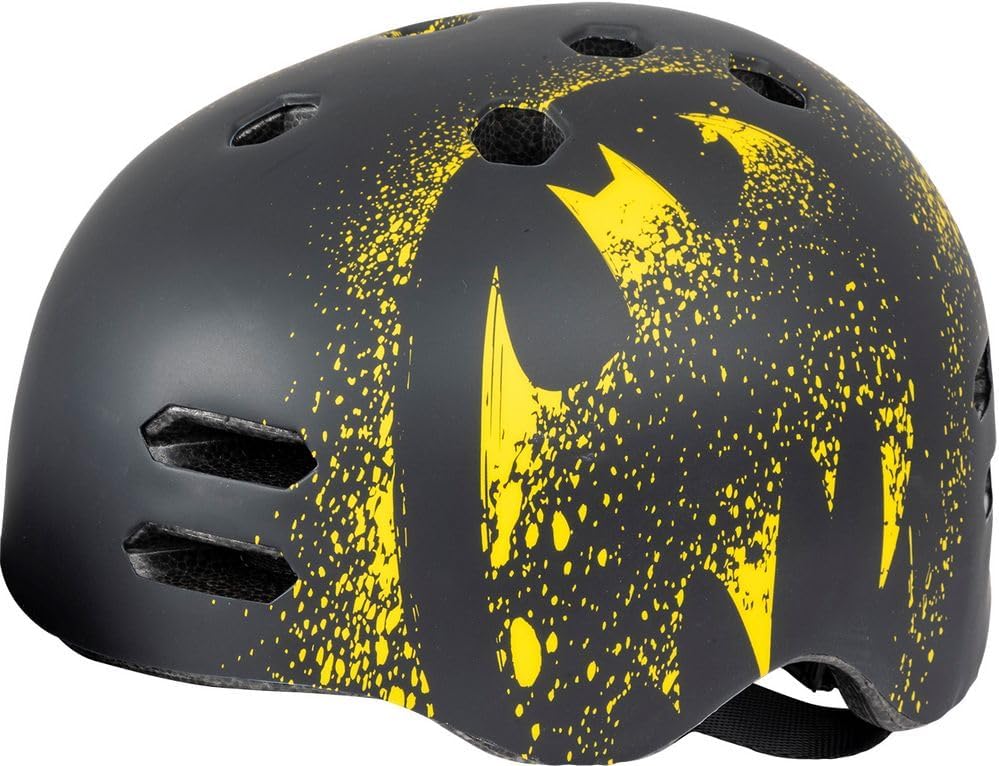 Detalle de Casco street bambino Batman Tataway 55-58 cm (taglia M) – stile supereroe e protezione leggera