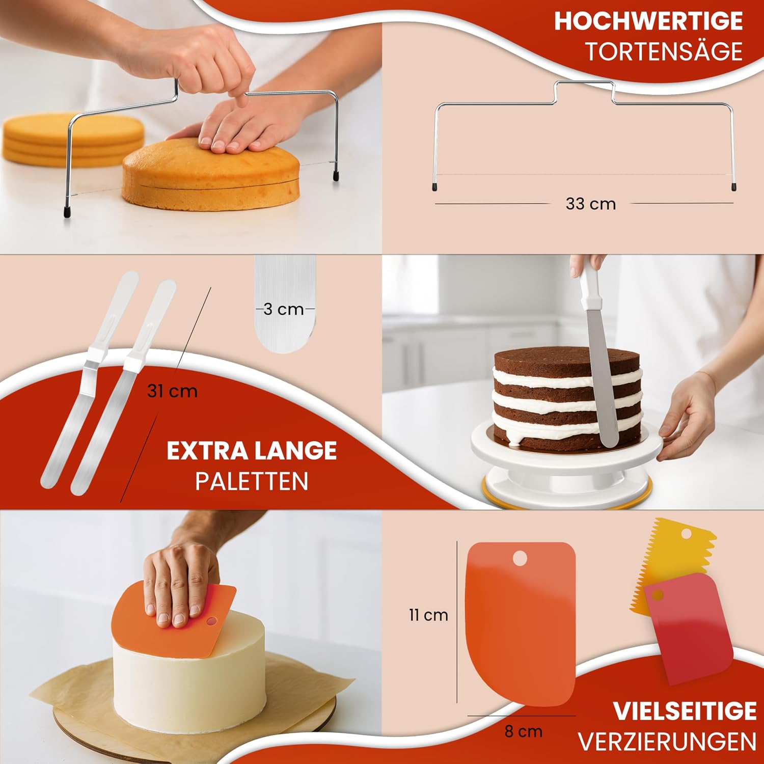 Thumbnail 3 de BakeBuddy Tortenset 61‑teilig