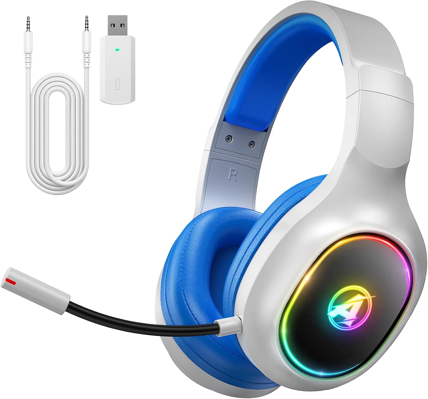 Detalle de Awinnasey Gaming-Headset mit 2,4 GHz