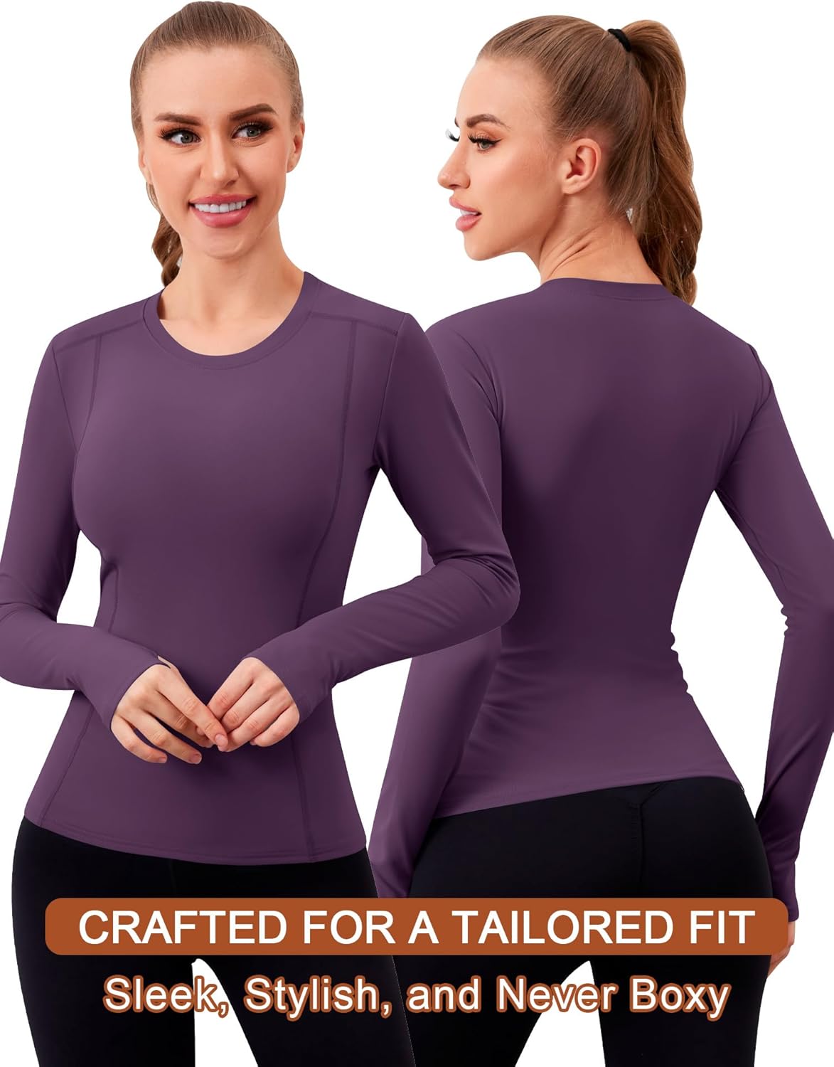 Thumbnail 1 de IECCP Women Thermal Sports Long Sleeve Top 1️⃣