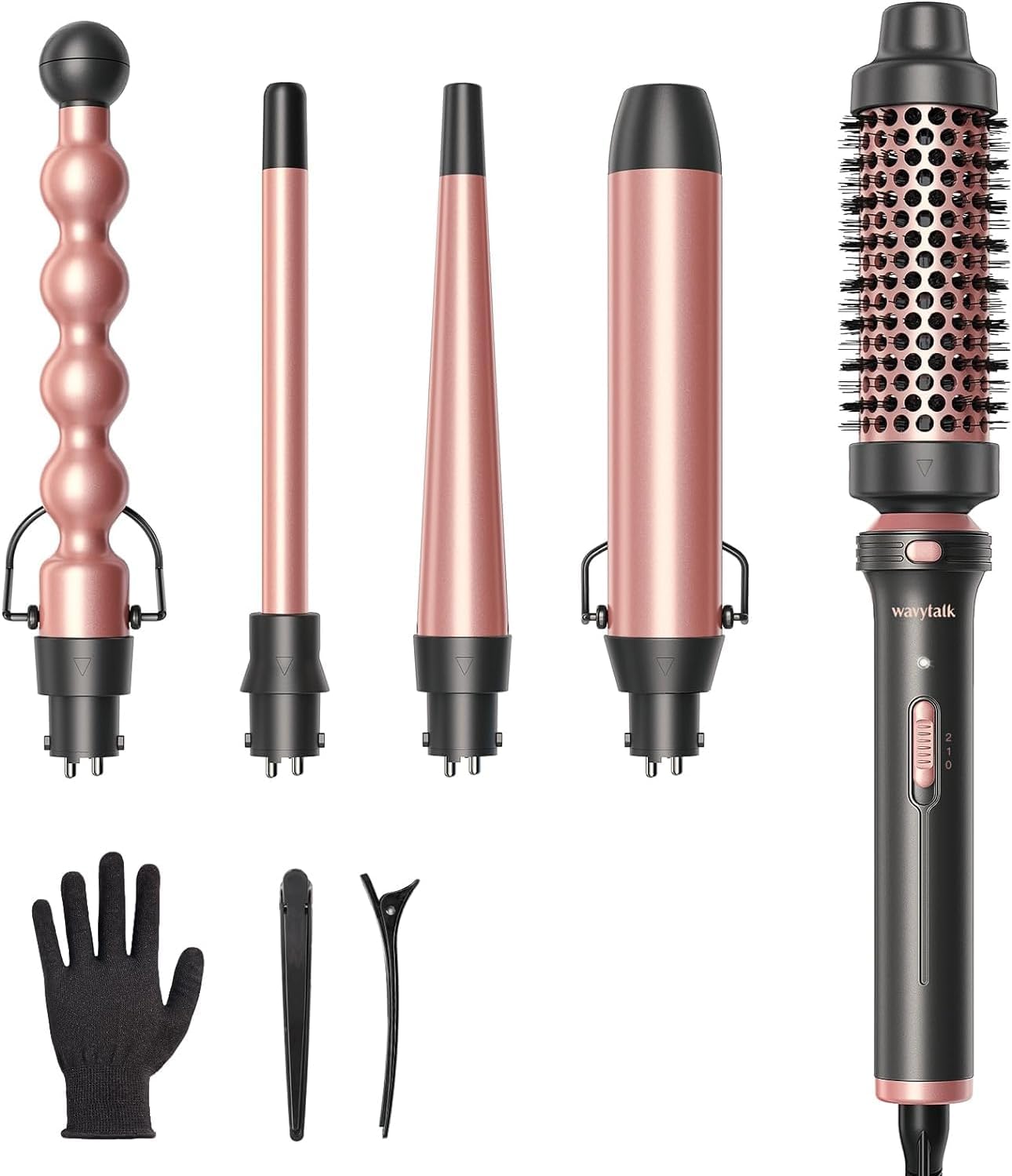 Detalle de Wavytalk Thermobürste 5-in-1 Roségold