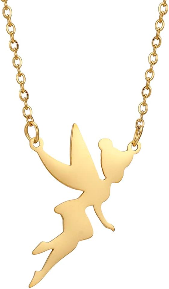 Detalle 2 de EUEAVAN Fairy Pixie Angel Tinkerbell Pendant Necklace