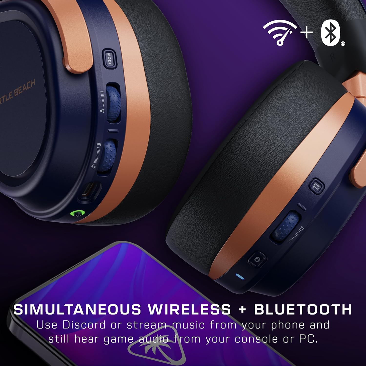 Detalle de Turtle Beach Stealth 700 Cobalt Blue Xbox Wireless Gaming Headset (up to 80-hour battery, Bluetooth & dual transmitters)
