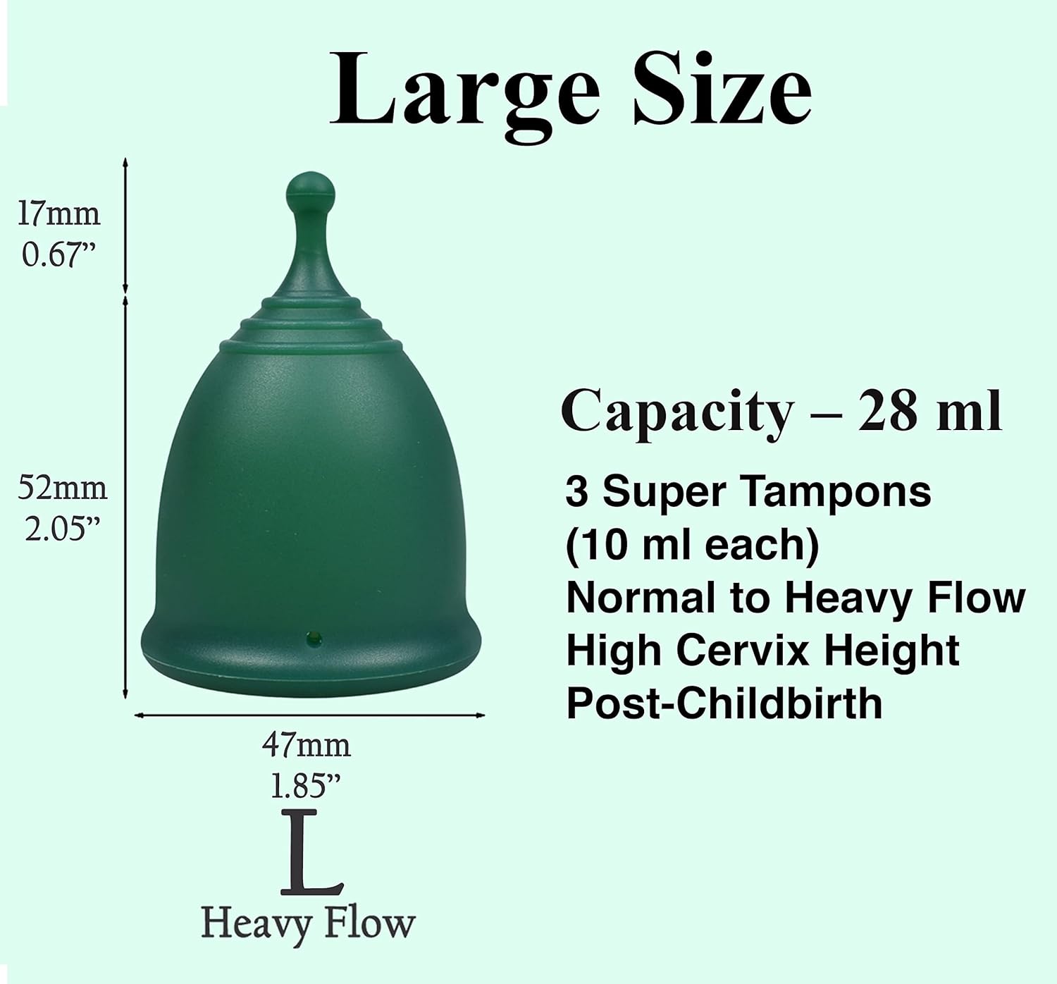 Thumbnail 2 de SHORDY Reusable Menstrual Cups Set of 2 (Large) with Travel Box