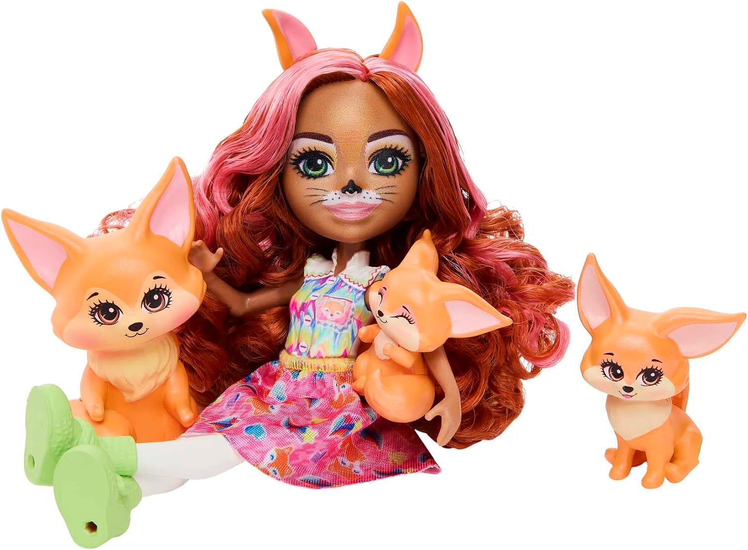 Thumbnail 1 de Enchantimals HNT60 Filigree Vos-pop met Perk en twee dierenvriendjes