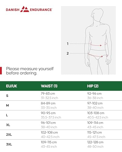 Thumbnail 5 de DANISH ENDURANCE pack de 6 calzoncillos bóxer deportivos para hombre (MC), ajuste sin bragueta, transpirables y elásticos