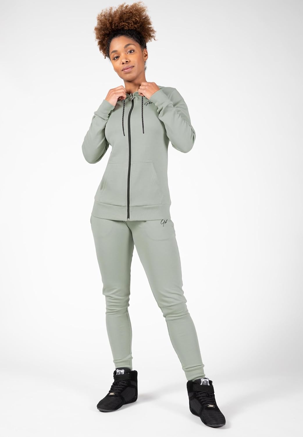 Thumbnail 4 de Gorilla Wear Pixley – damska rozpinana bluza z kapturem, jasnozielona
