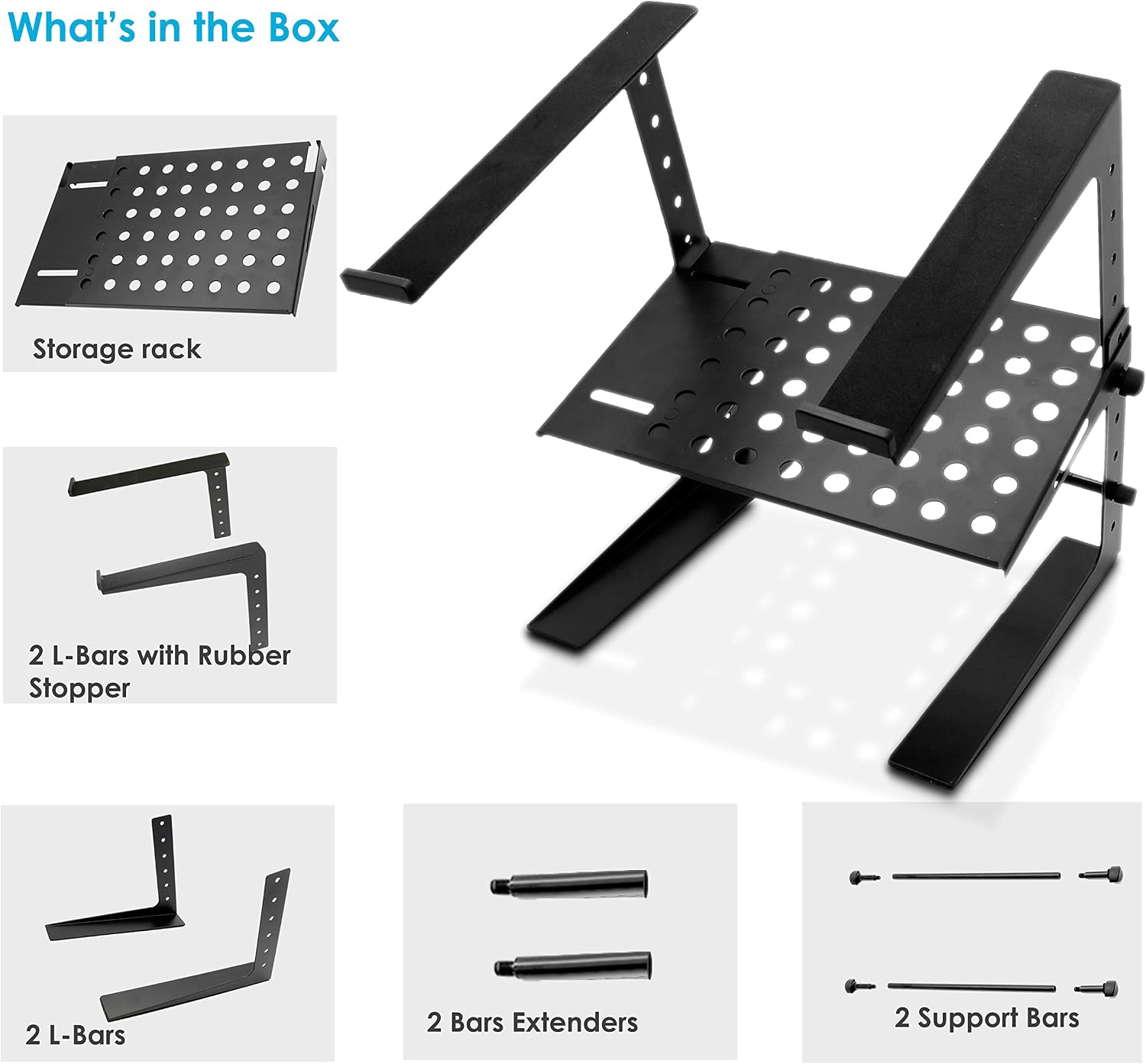 Thumbnail 6 de Pyle Adjustable Laptop Stand, 8 lb Capacity