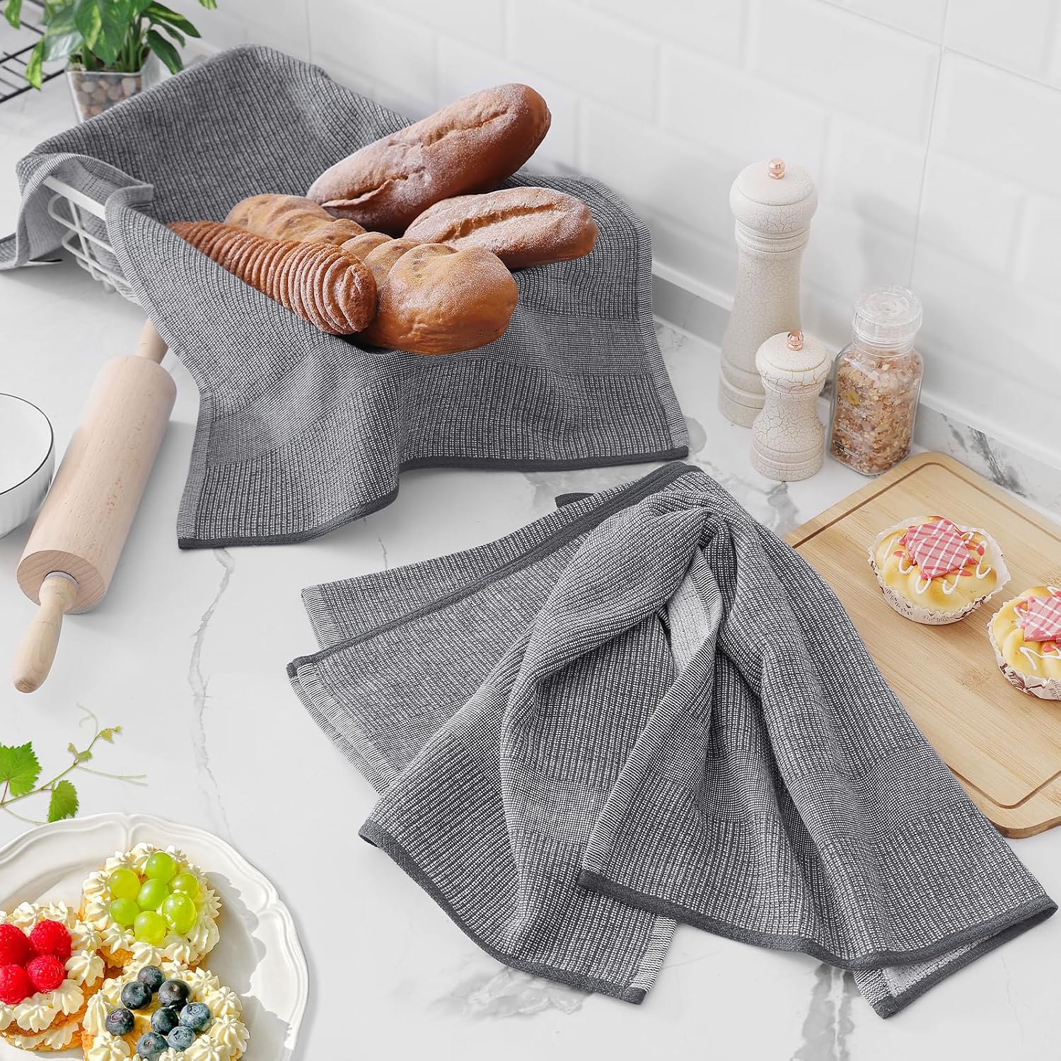 Thumbnail 5 de Homaxy Premium Kitchen Towels 18x28 in