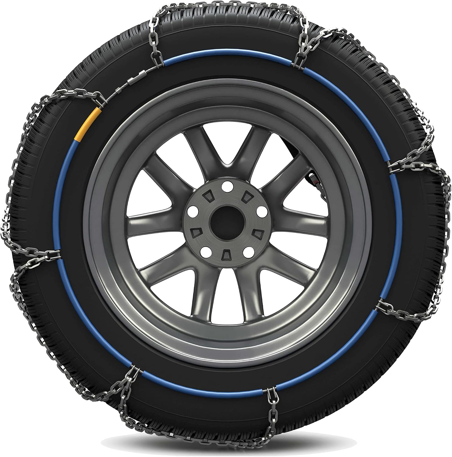 Detalle 2 de KÖNIG CB-12 080 łańcuchy śniegowe, stalowe, ogniwa 12 mm, 2 sztuki