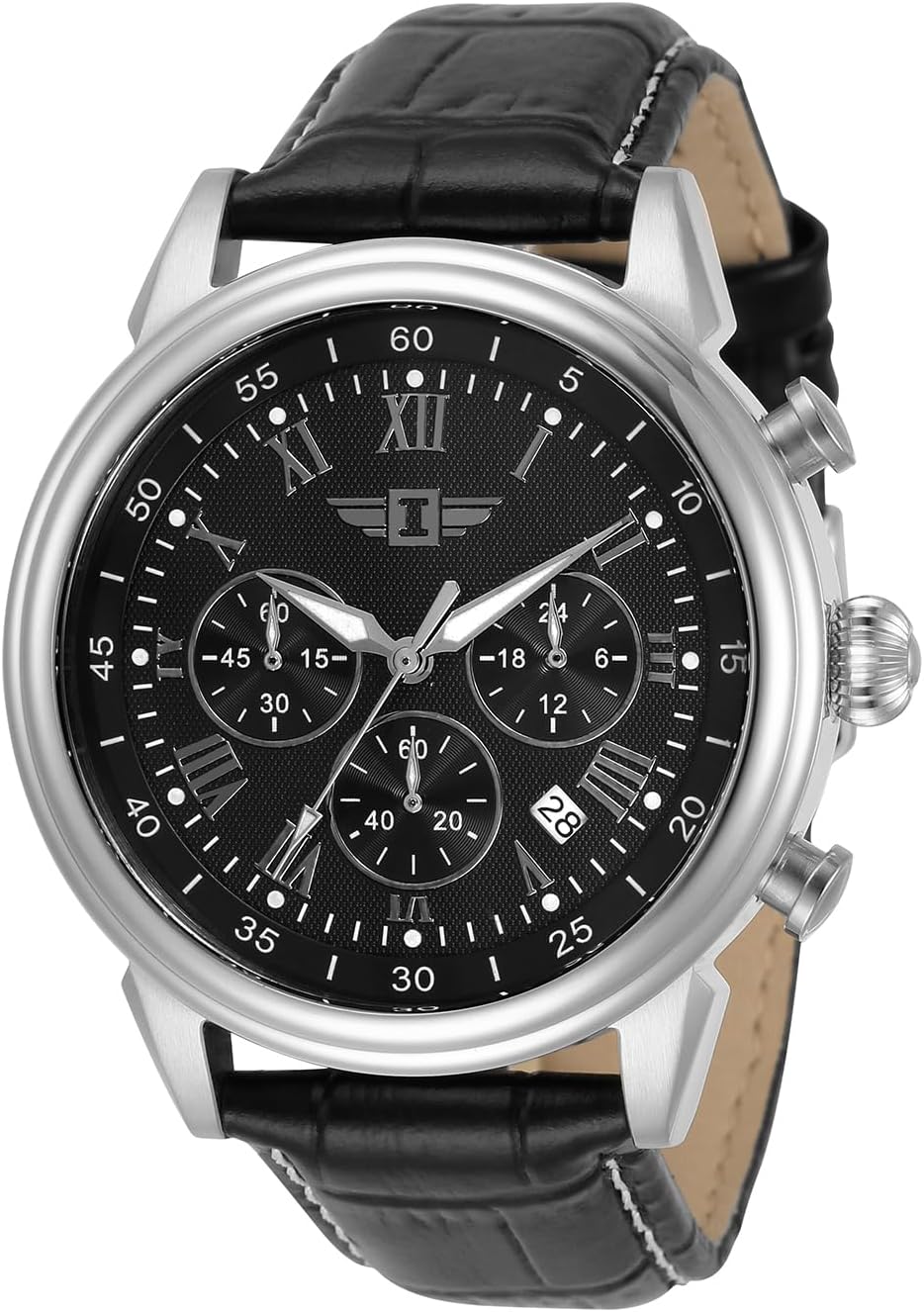 Detalle de Invicta IBI90242-002 : montre homme à mouvement quartz, acier inoxydable 44 mm
