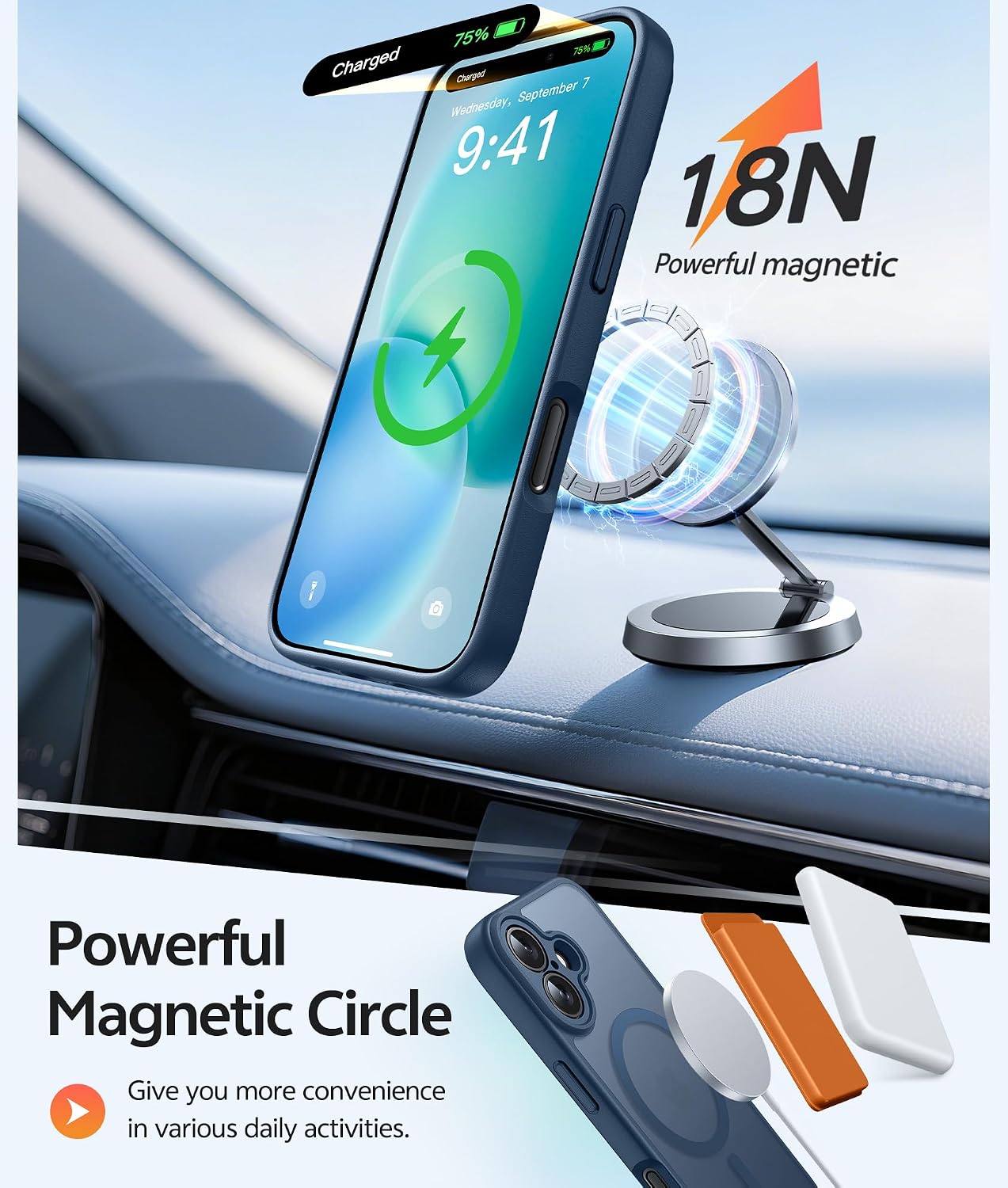 Thumbnail 2 de FNTCASE iPhone 16 magnetic translucent case