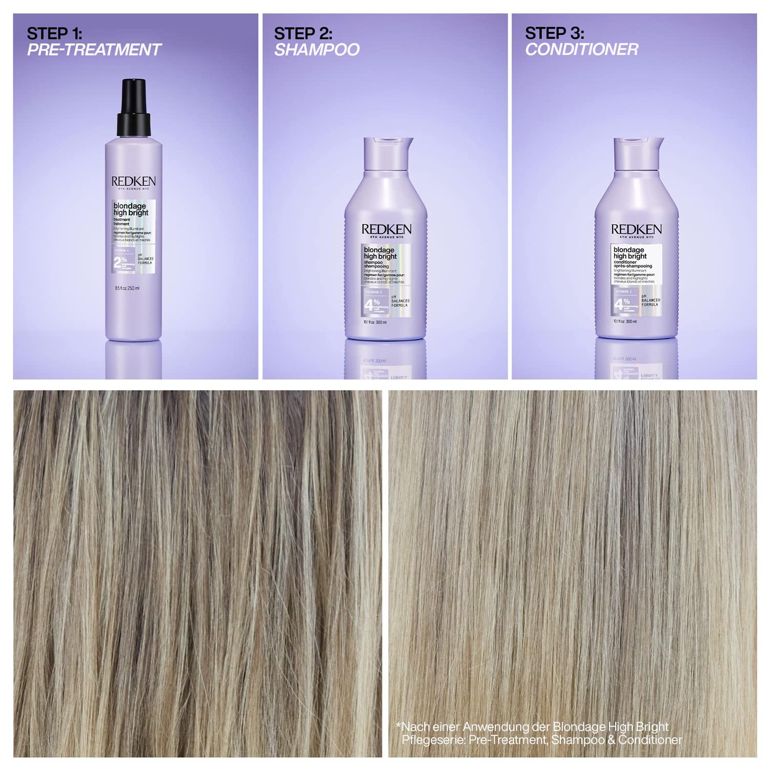 Thumbnail 4 de Redken High Bright Conditioner: Aufhellende Spülung für blondes Haar