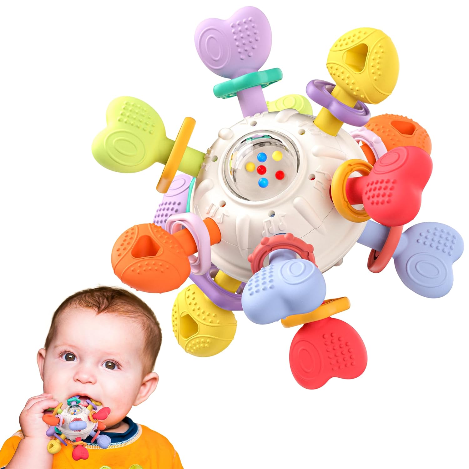 Baby Silicone Teething Toy 0-12 months