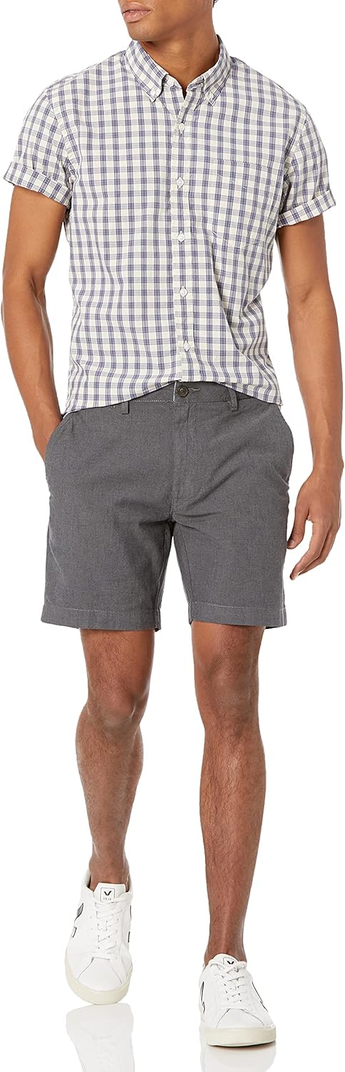 Detalle de Amazon Essentials Slim Fit 7-Inch Oxford Shorts for Men