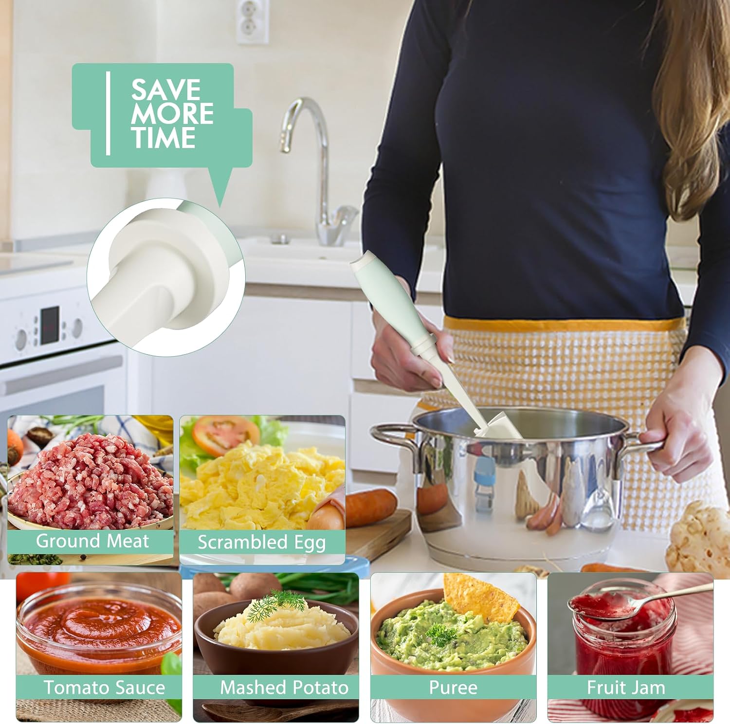 Thumbnail 1 de Meat Chopper Utensil in Nylon