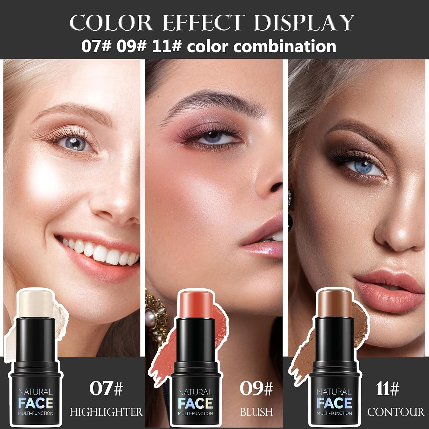 Detalle de Contour Highlighter Set mit 3 Sticks
