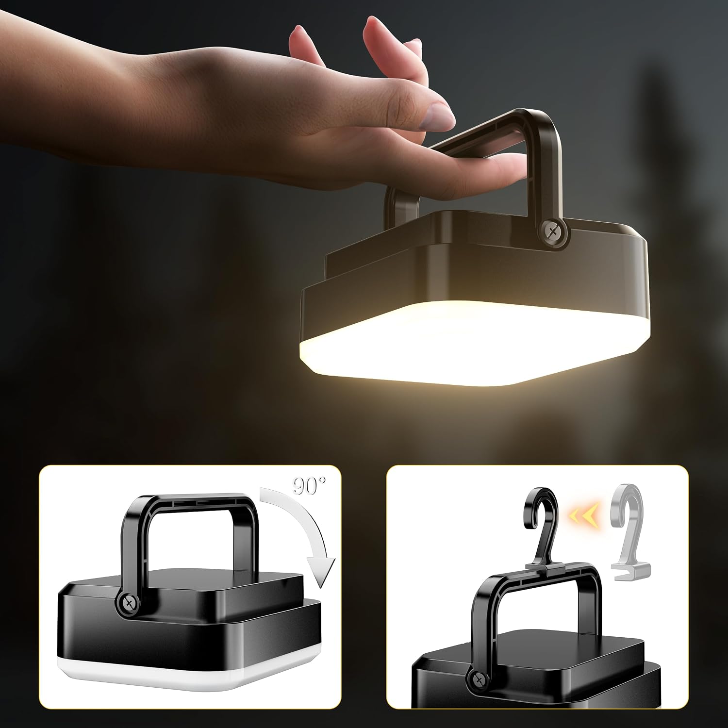 Detalle 2 de Skylla Campinglampe 5000mAh LED ⛺