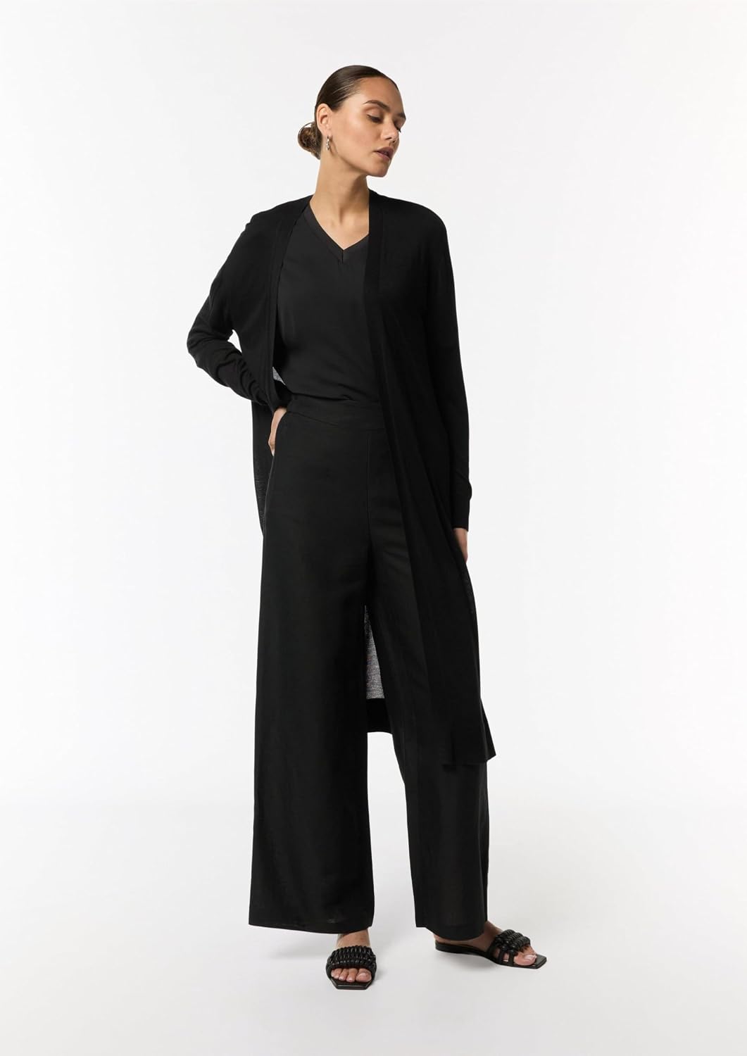 Thumbnail 5 de Comma Wide-Leg-Hose aus Leinenmix
