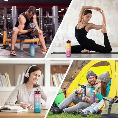 Thumbnail 6 de Baramumu Botella agua 1 litro con pajita 🚰