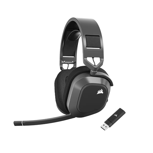 Detalle de Corsair HS80 MAX Wireless auriculares para juegos