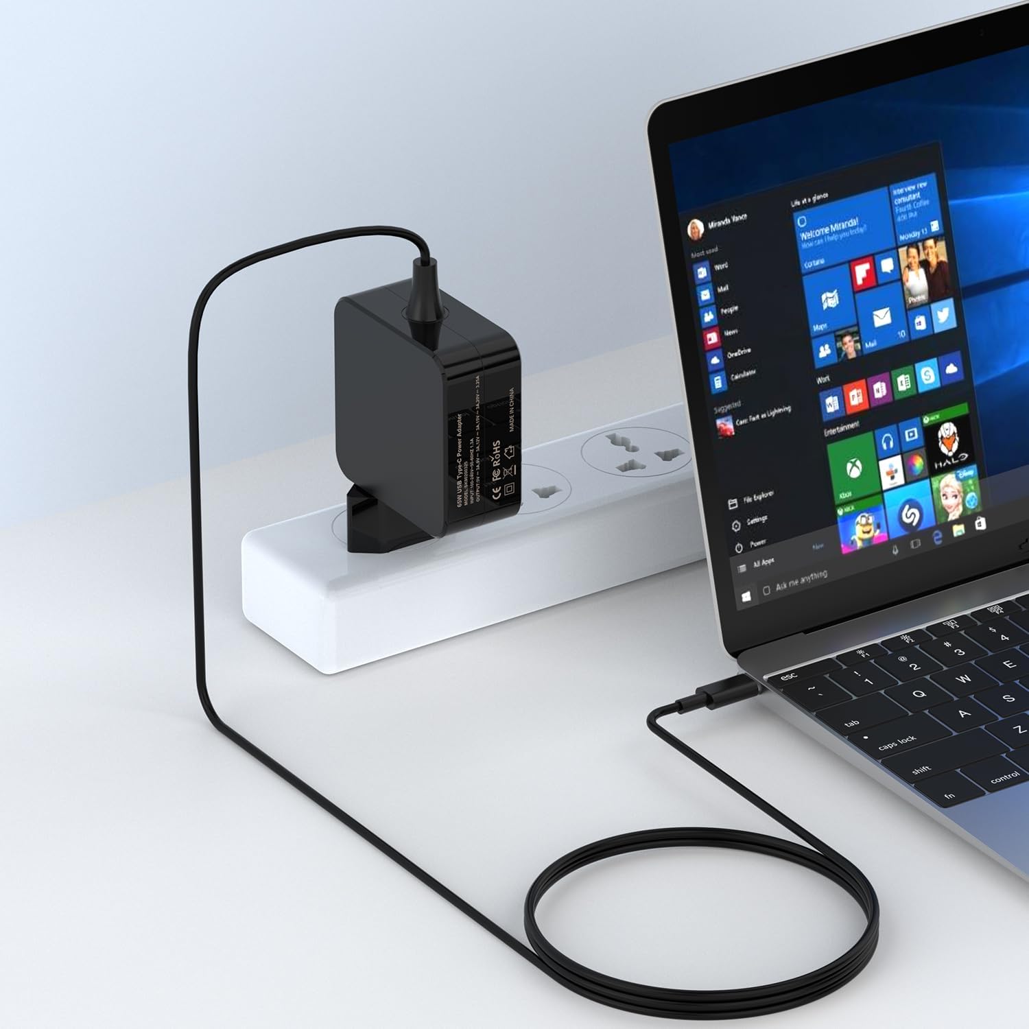 Detalle 2 de USB C Ladegerät 65W Laptop Netzteil