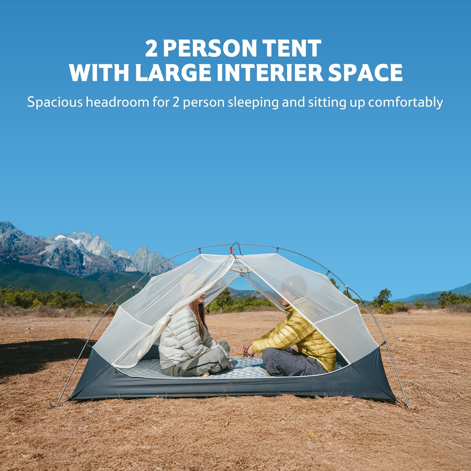 Thumbnail 5 de Naturehike Mongar UL – ultraleichtes 1–2-Personen Trekkingzelt für 3–4 Jahreszeiten