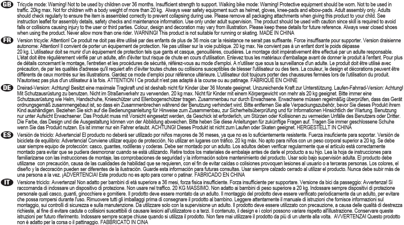 Thumbnail 3 de Globber Tricycle Explorer 4 en 1 – Tricycle évolutif et draisienne pour enfants (10 mois à 5 ans) – Rose