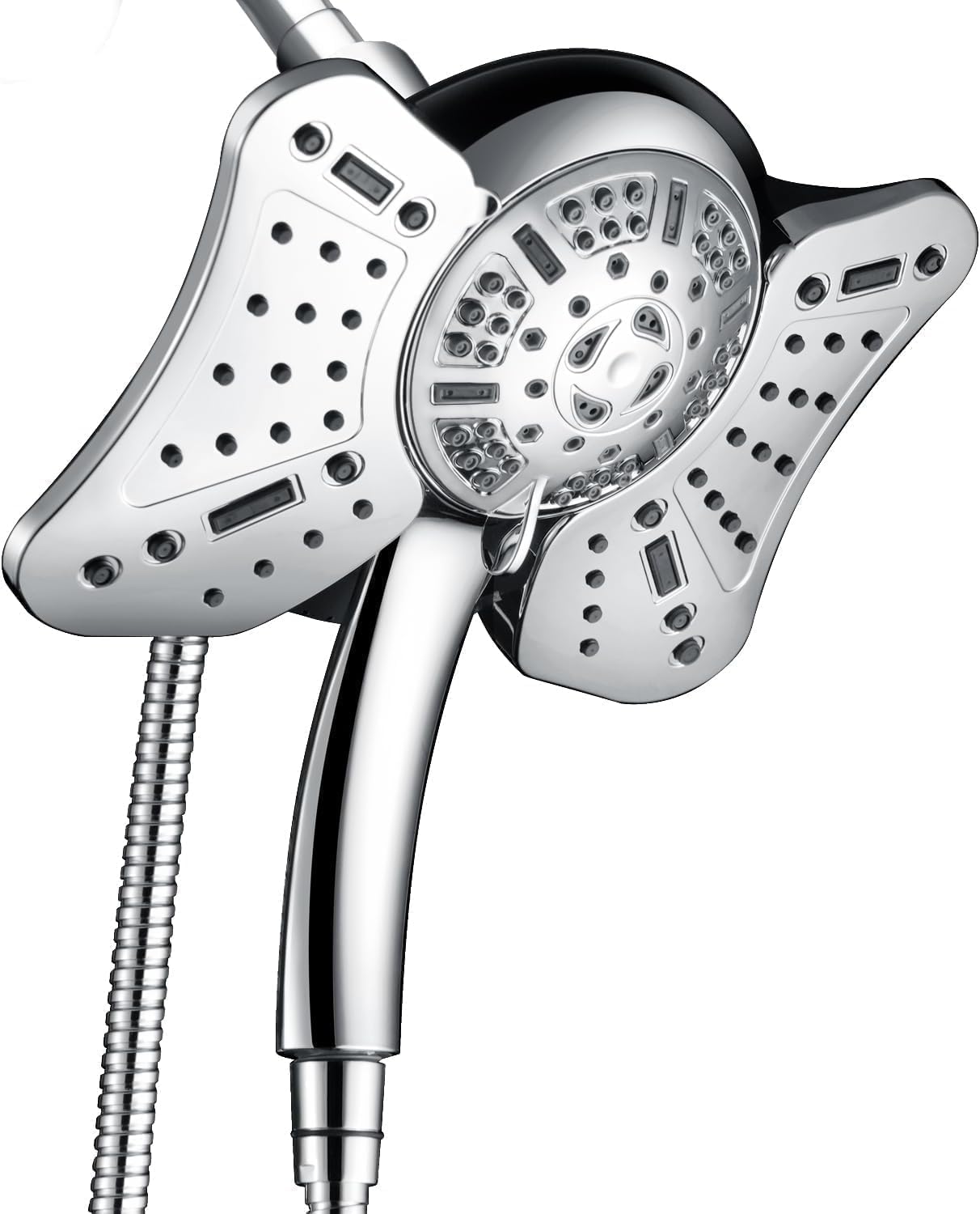 Detalle de GRICH dual shower head, chrome