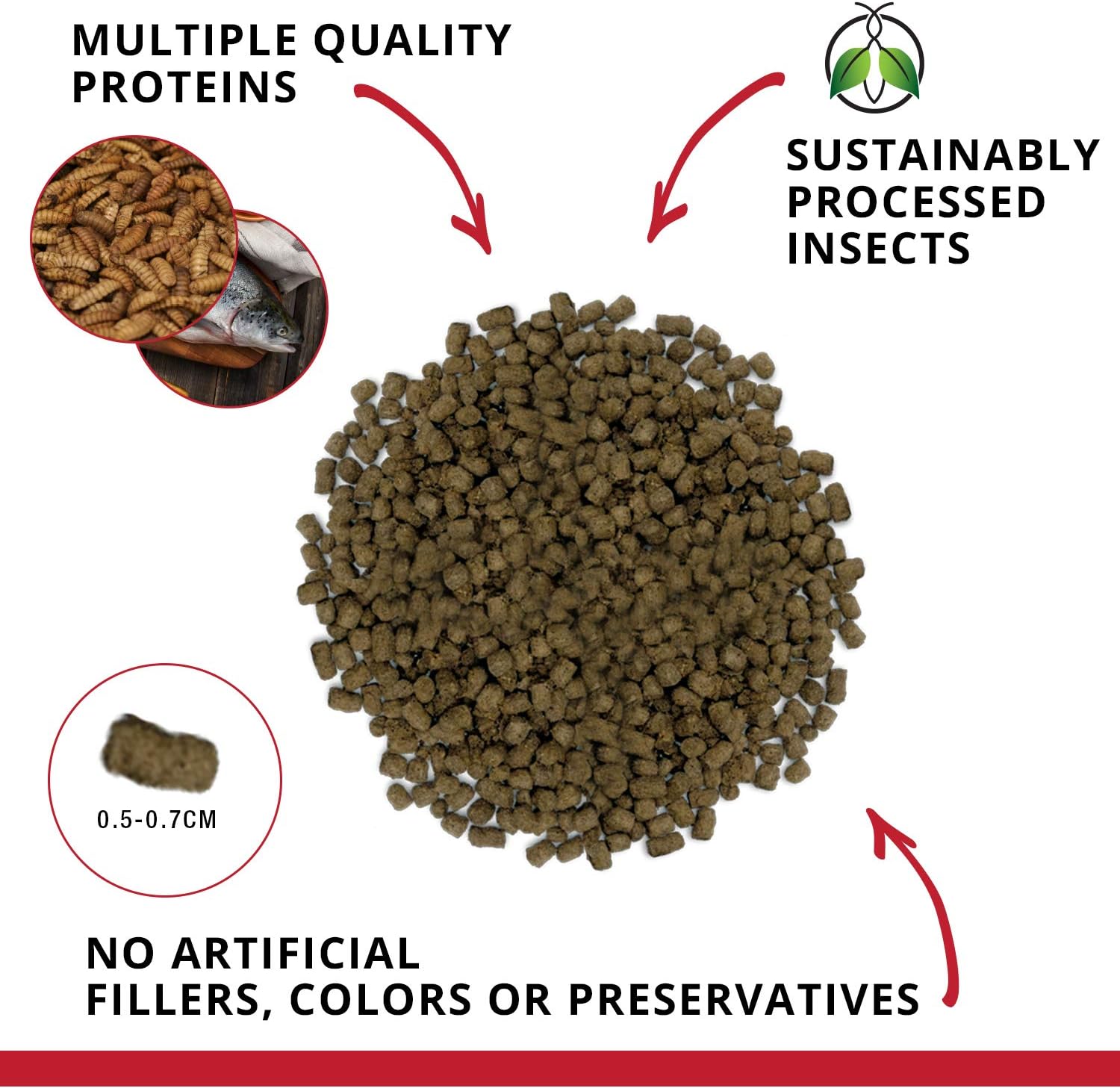 Detalle 2 de Fluval Bug Bites 1,4–2 mm alimento para peces
