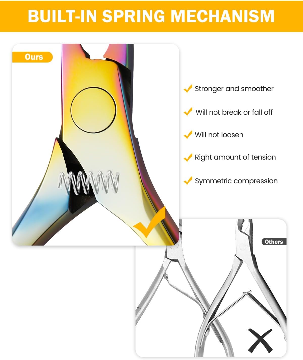 Thumbnail 6 de BEZOX Tagliaunghie per cuticole con set spingi cuticole in acciaio inox rosa – Kit professionale tutto-in-uno