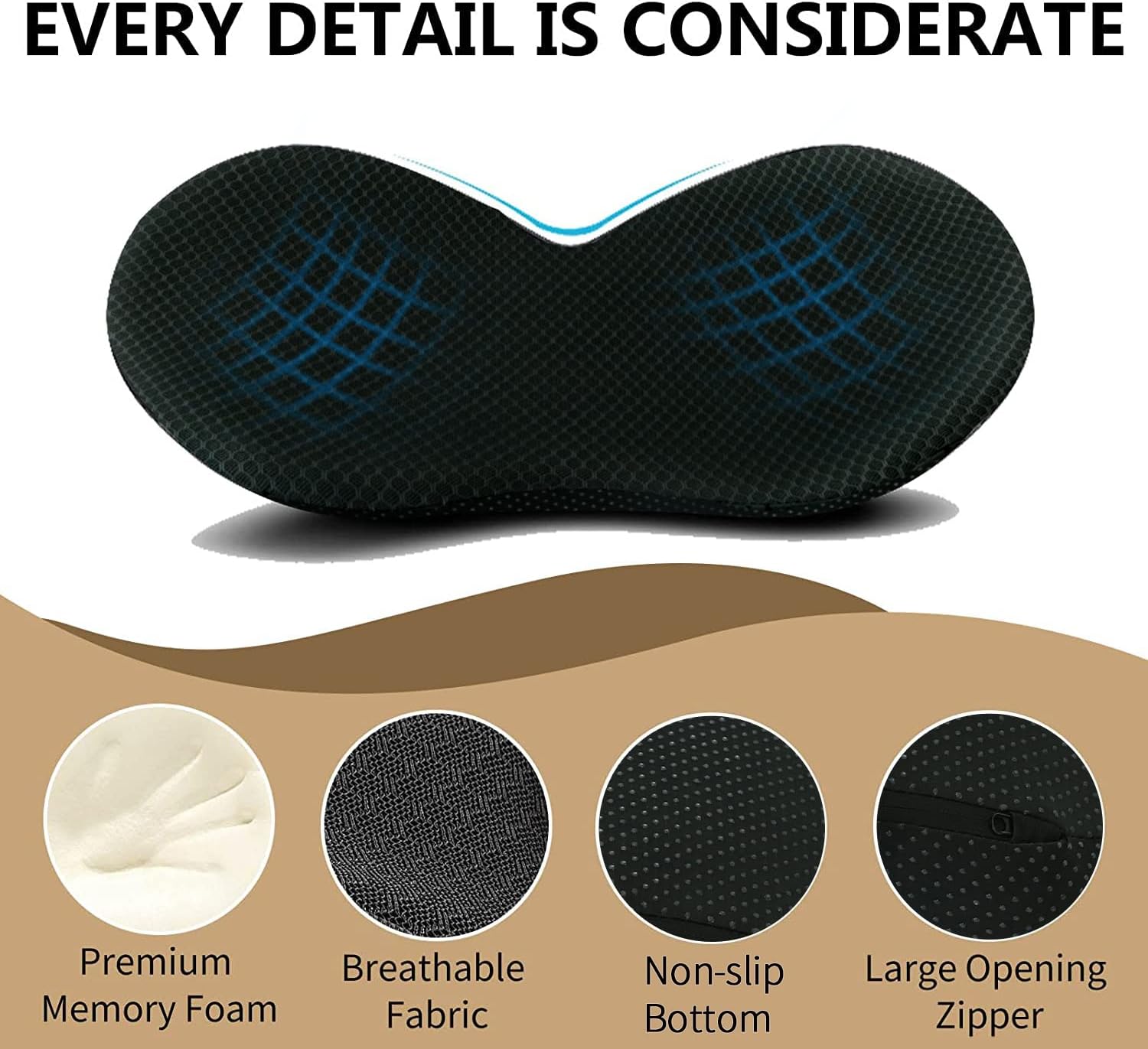 Thumbnail 5 de Livtribe Car Seat Cushion for Sciatica Relief