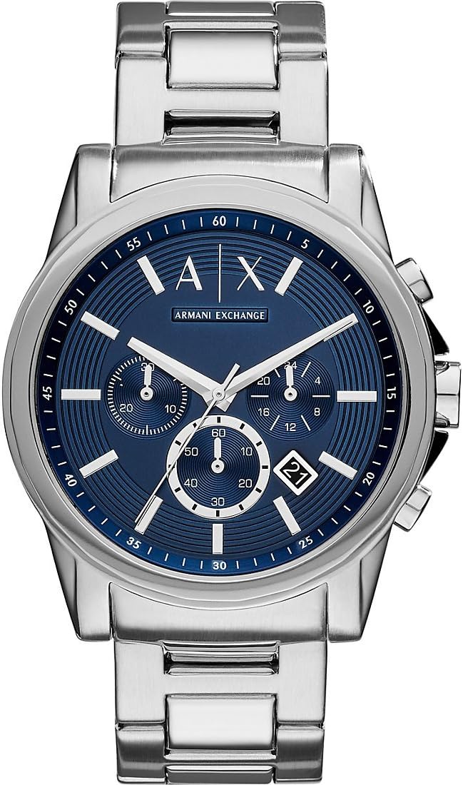 Thumbnail 5 de Armani Exchange Orologio uomo con movimento cronografico al quarzo, cassa da 45 mm e bracciale in acciaio