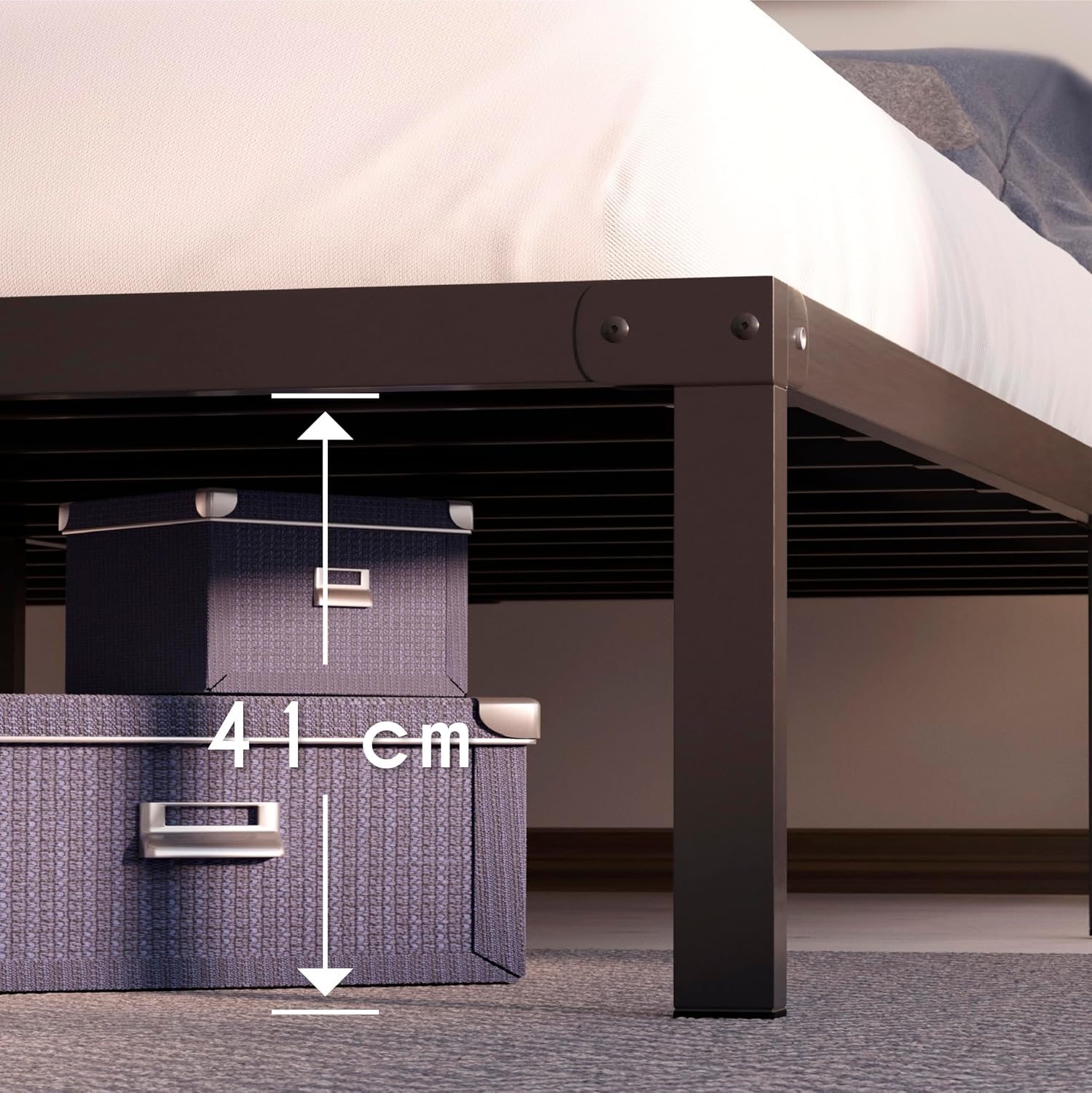 Thumbnail 4 de Dreamzie Struttura Letto Matrimoniale 140x190 Altezza 45 cm