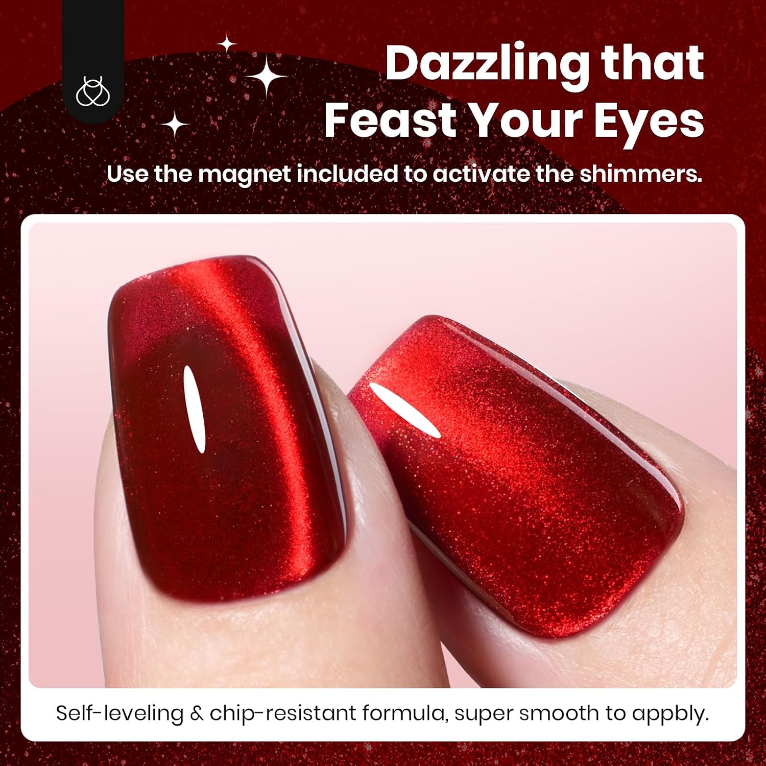 Thumbnail 5 de beetles Ruby Red 15ML Gel Polish ๐