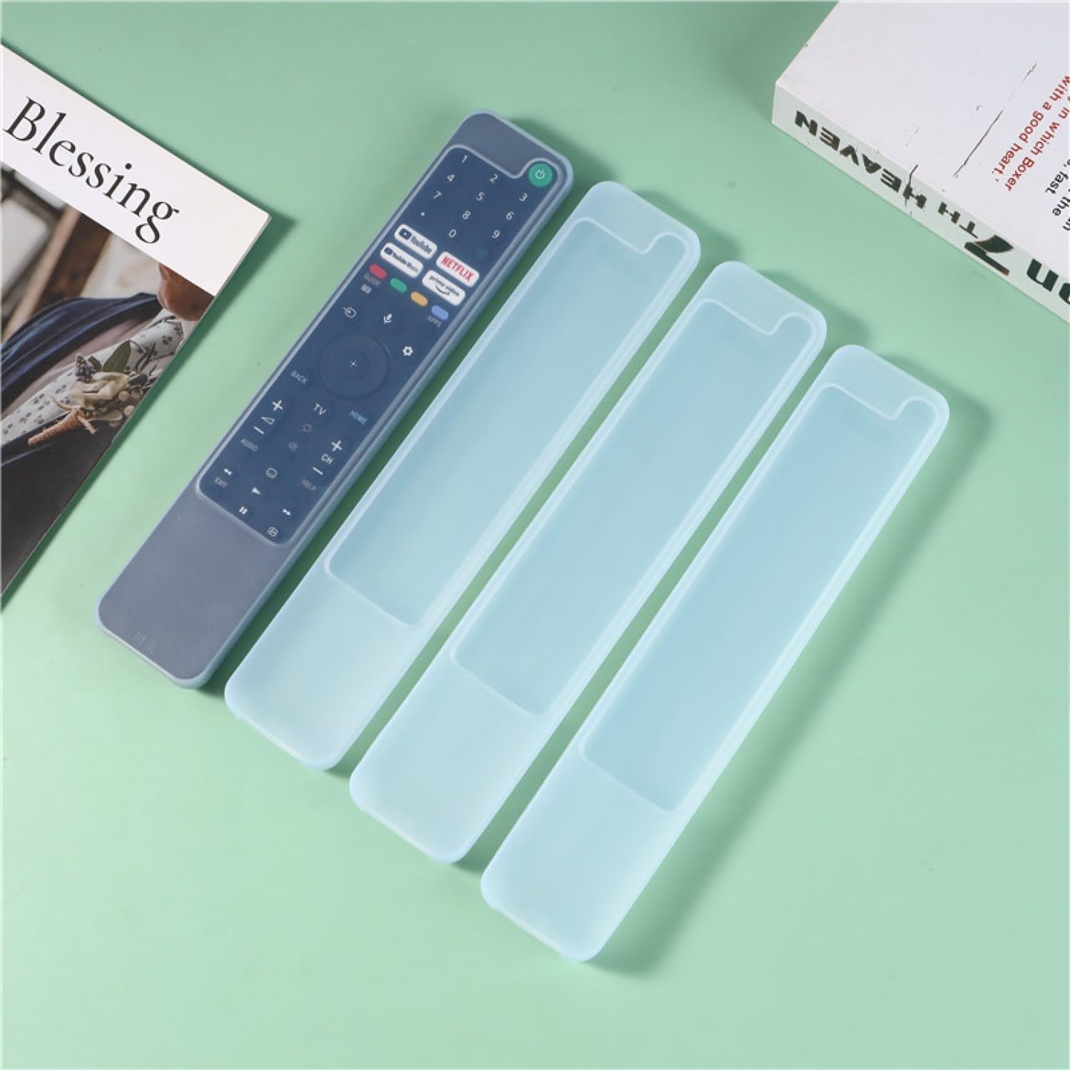 Detalle de Remote Cover for Sony Bravia TV Remote RMF-TX621E / RMF-TX500U – Shockproof, Anti-Slip Silicone Case