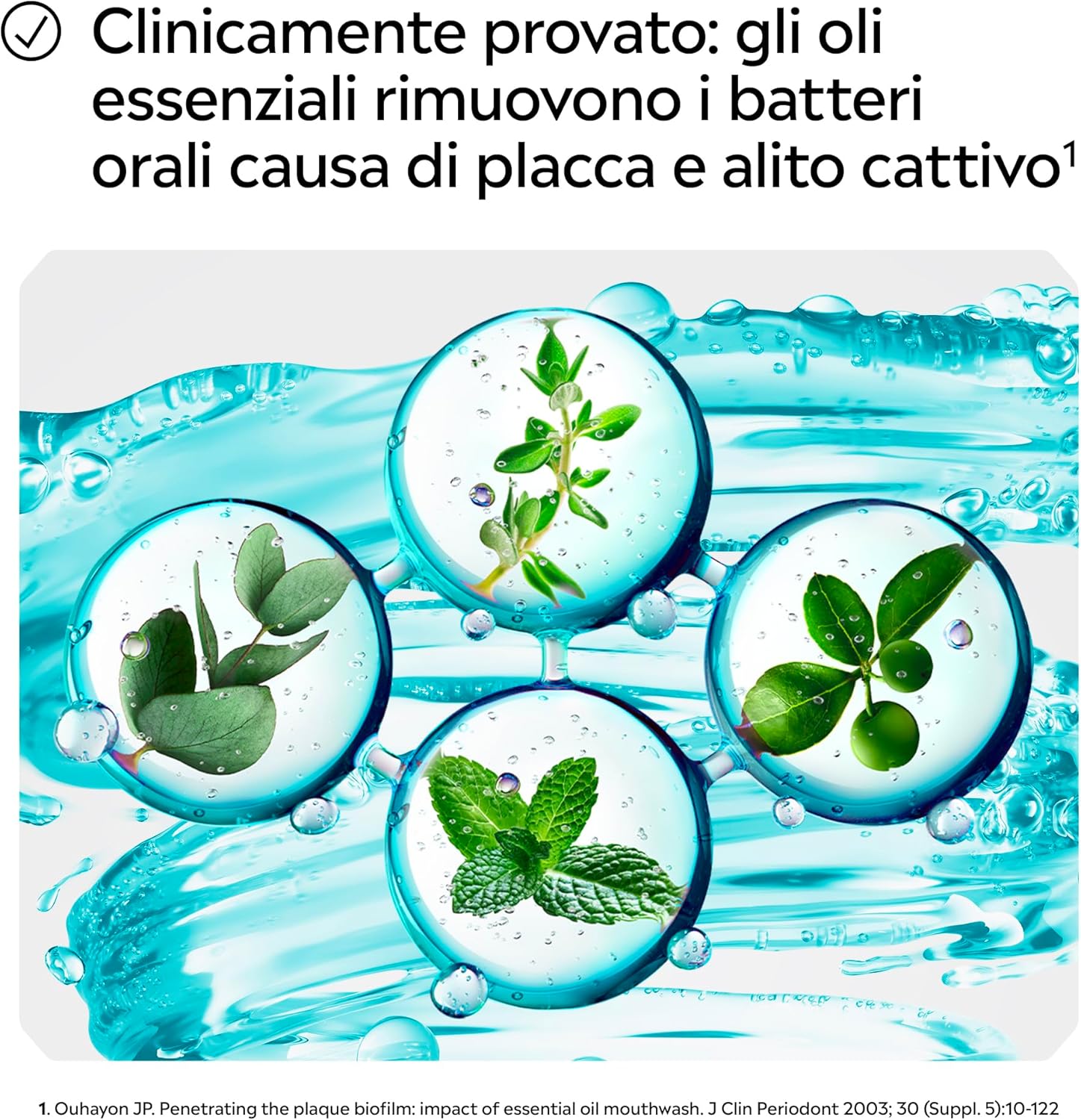 Thumbnail 6 de Listerine Cool Mint Collutorio 0% Alcool, 2x1L: igiene orale completa con oli essenziali