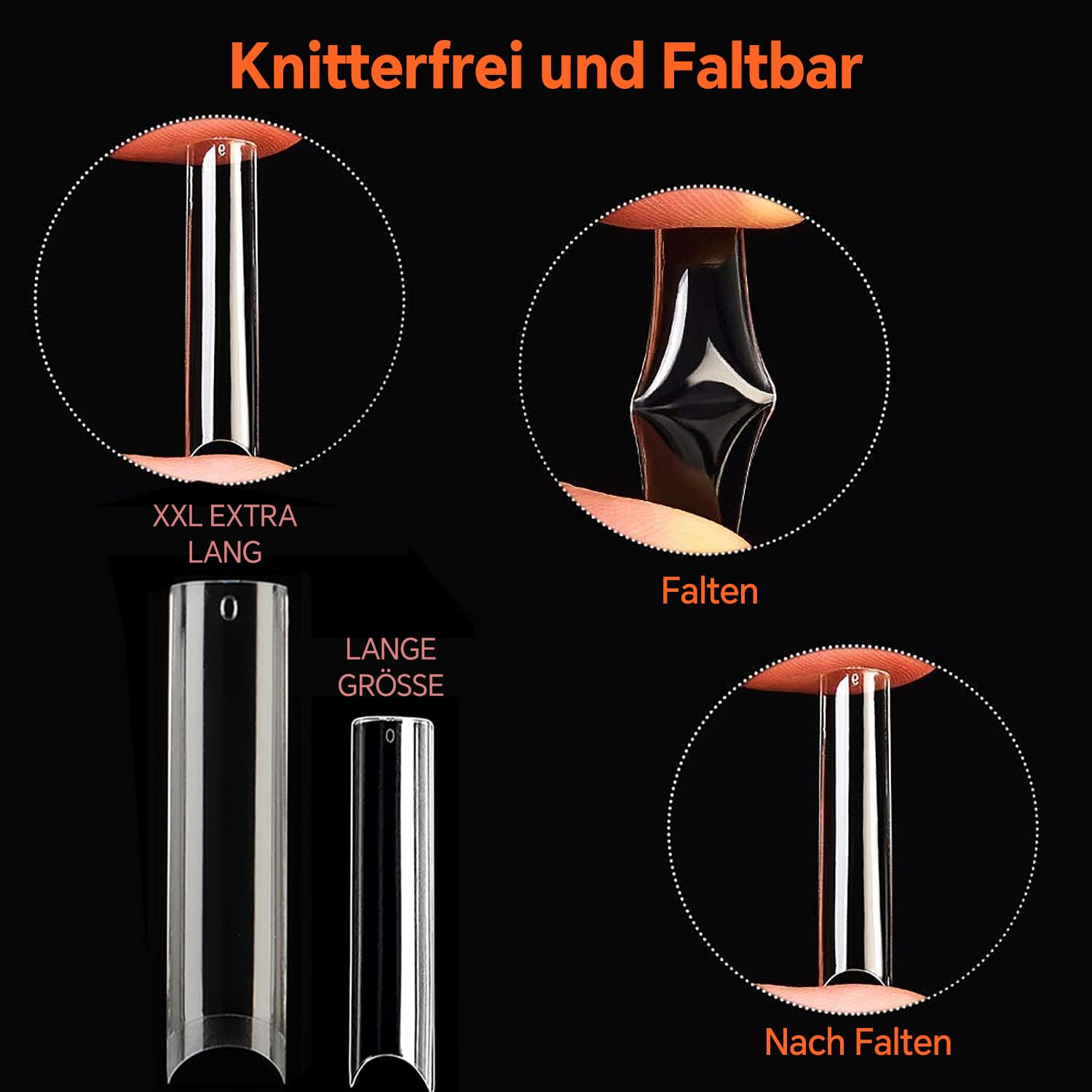Thumbnail 4 de UNA GELLA Nail Tips Square XXL 120 Stück