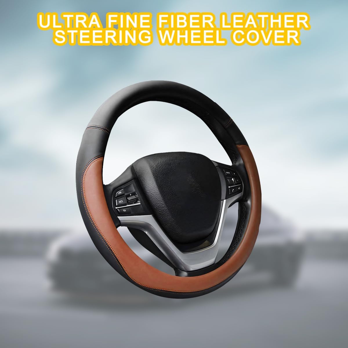 Detalle 2 de Mandark Steering Wheel Cover, 15-Inch