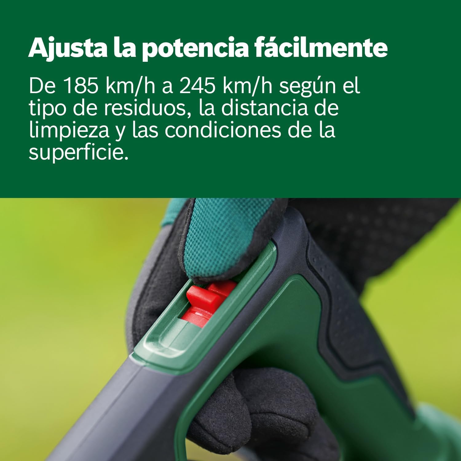 Detalle 2 de Bosch UniversalLeafBlower 18V 🍃 Soplador de Hojas Portátil
