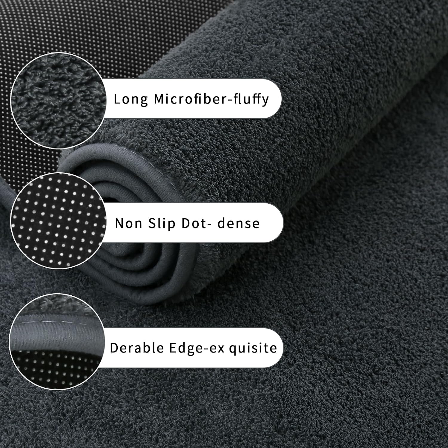 Thumbnail 1 de Rururug Extra Large Bath Mat 50 x 120 cm