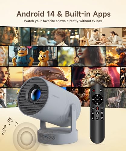 Detalle 2 de Electric Focus Magcubic Mini Projector 4K Support 📽