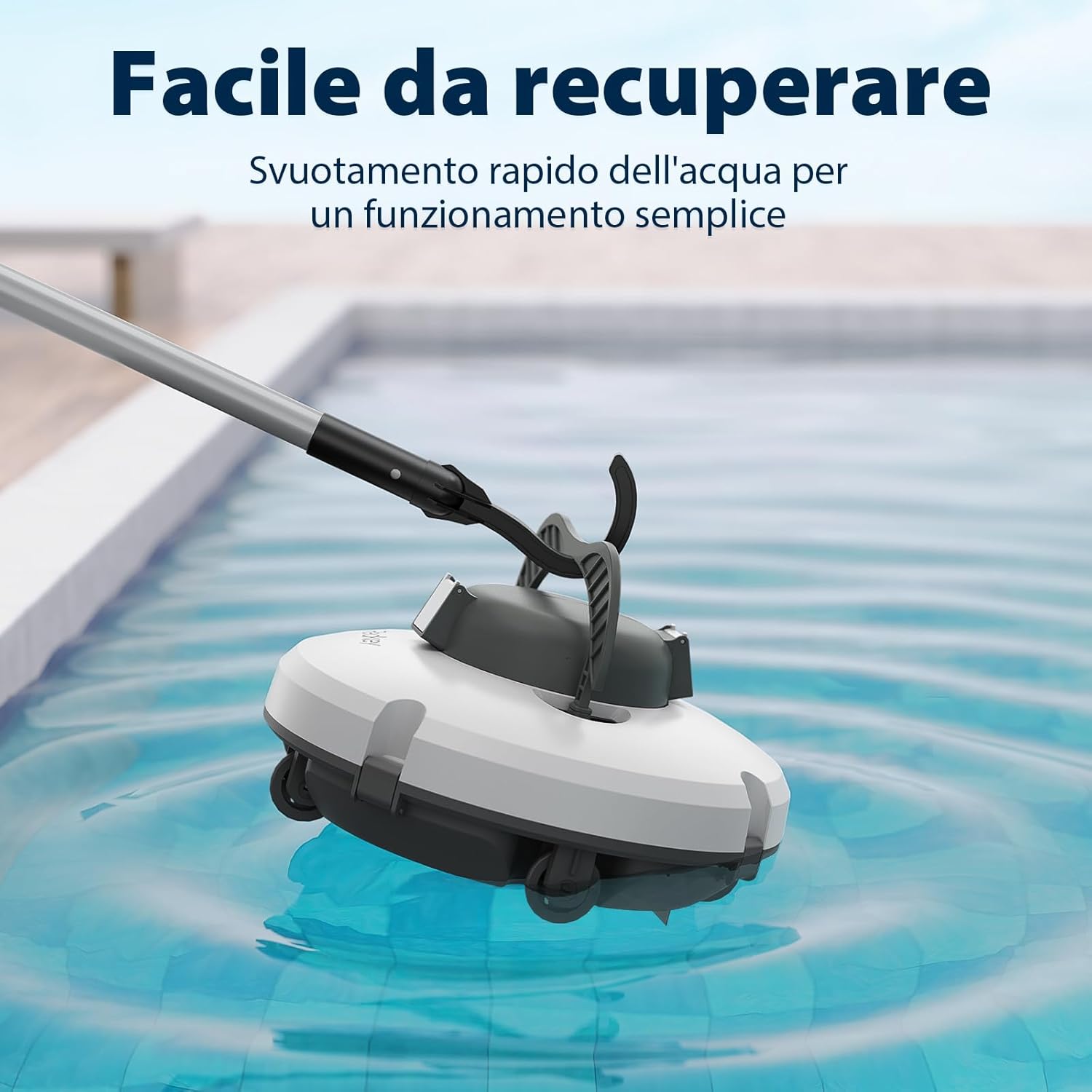Thumbnail 6 de Redkey Upgrade S100 Robot Piscina: pulizia efficiente fino a 200 minuti per piscine fino a 120 m²