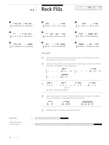 Detalle 2 de HAL LEONARD Real Time Drums 1 (D), raccolta per batteria con registrazioni online